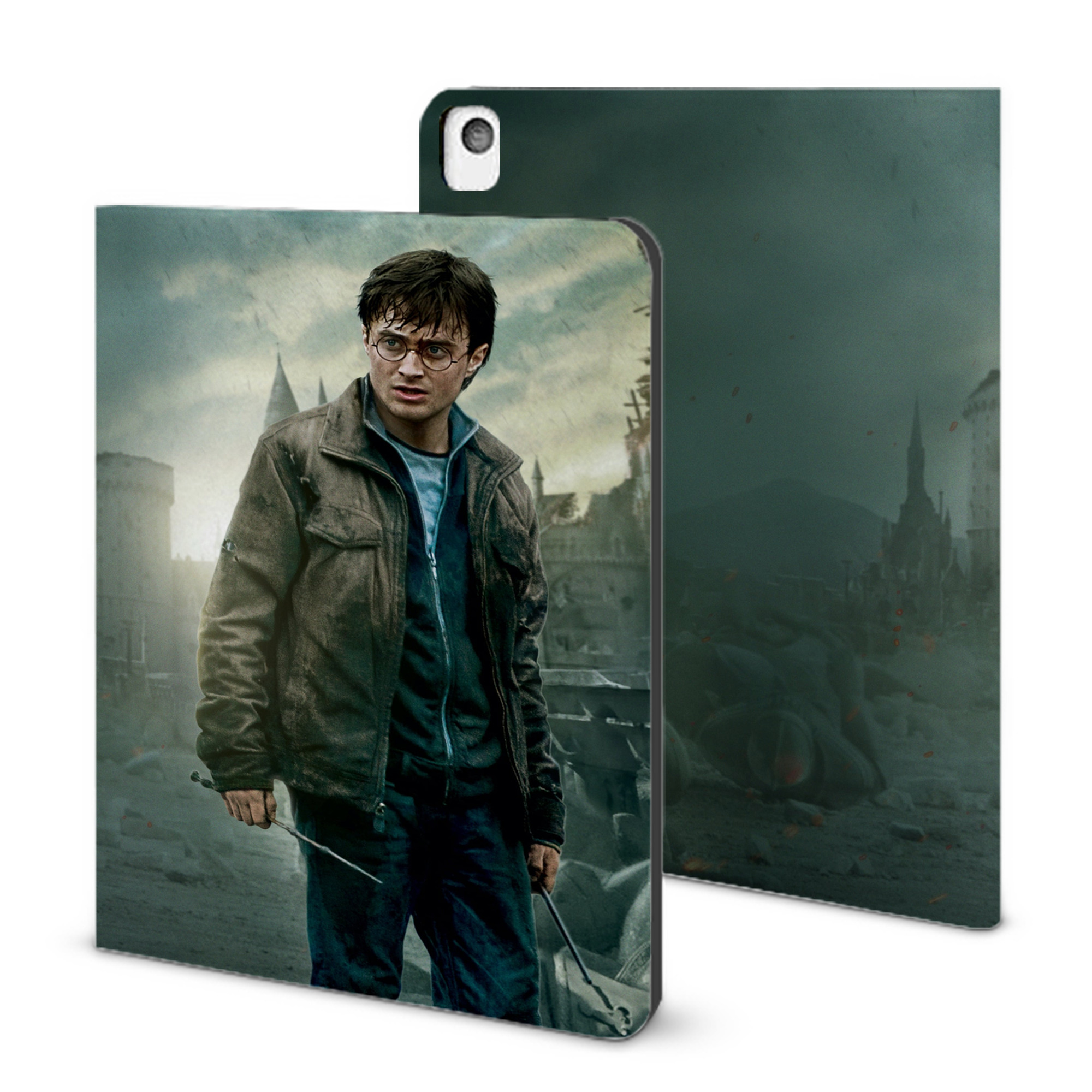 （画像用） Harry Potter ハリー・ポッターシリーズ IPadケース ペンホルダー付き ブックスタイルデザイン